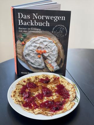 Kral kocht norwegisch Palatschinken Braunkäse 2