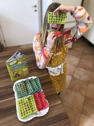 Bunte Waffeln Lotta Leben Snackbuch
