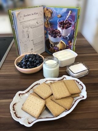Zutaten Kuchen im Glas