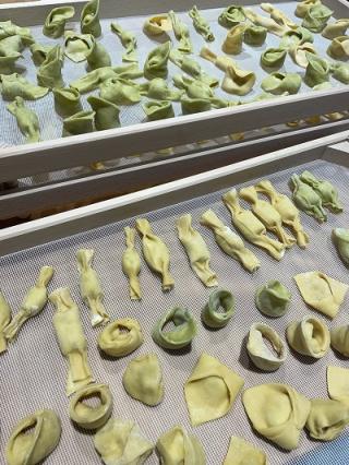 Caramelle und Tortelloni