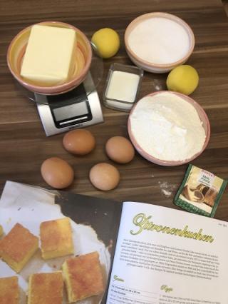 Zutaten Zitronenkuchen